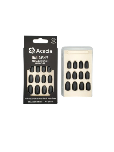 Artificial nails اظافر صناعيه 24 قطعة  درجة اللون (17)