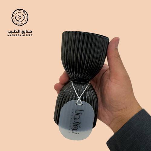 مبخرة كريستال لون أسود (منابع الطيب )