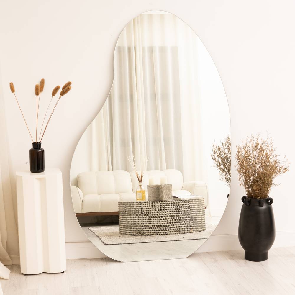 Pear frameless mirror 