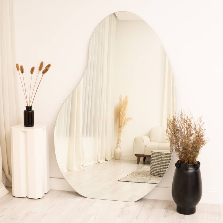 Pear frameless mirror 