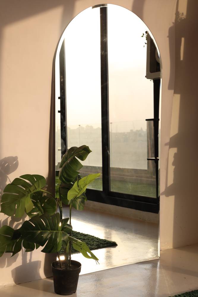 Arch classic frameless mirror