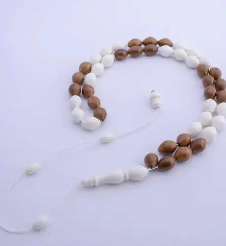 سبحة عظم جمل و كوك.