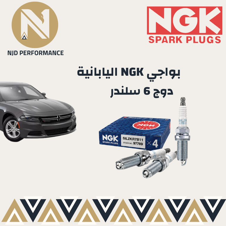 بواجي NGK Iridium SILZKR7B11 دوج 6 سلندر