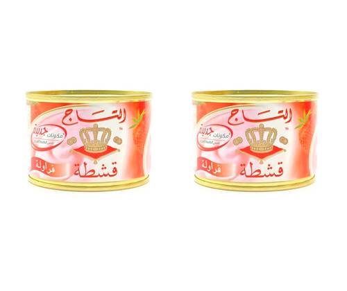 قشطة التاج بالفراولة 2 علبة × 95 جم
