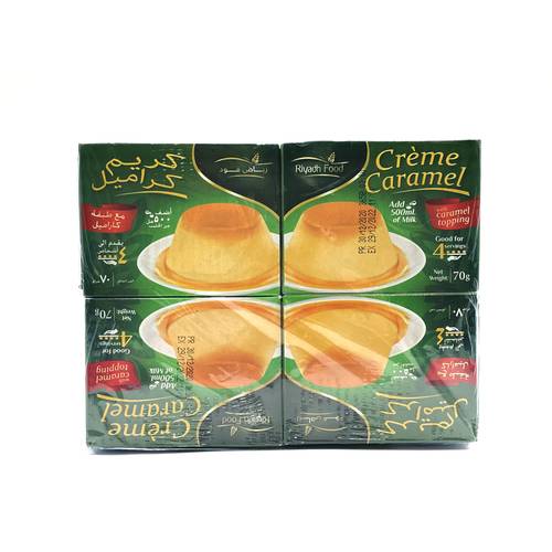 كريم كراميل رياض فود ( 12 بكت )
