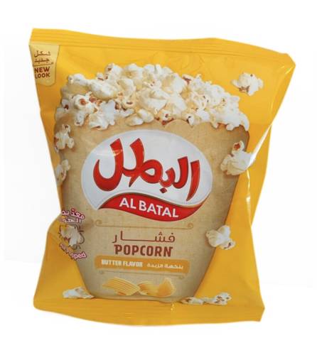 البطل فشار بنكهة الزبدة 14جم 18x حبة