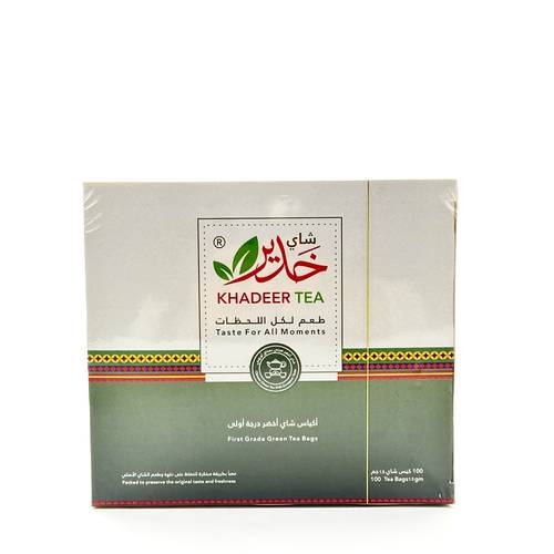  خدير شاي أخضر ( 100 كيس )