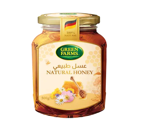 عسل طبيعي جرين فارمز 500 جم