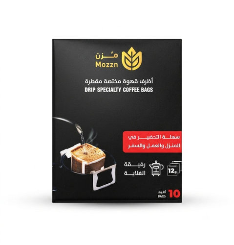 مزن قهوة مختصة مقطرة كولومبيا 10 اظرف ×12 جم