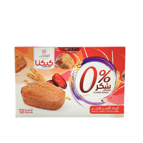 الفاخرات كيك التمر بالبر 12 قطعة 