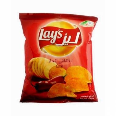 ليز شرائح بطاطس بالفلفل الحار 11 جم 21x حبة