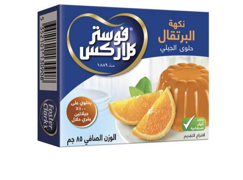 فوستر كلاركس جيلي بنكهة البرتقال 6 × 80 جم
