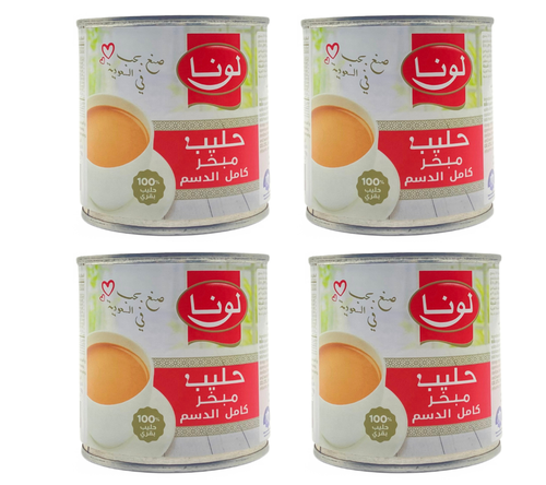 لونا حليب مبخر 4×170 جم