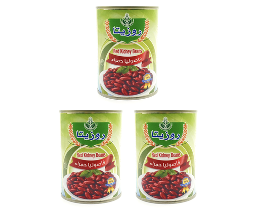 روزيتا فاصوليا حمراء 3 علب