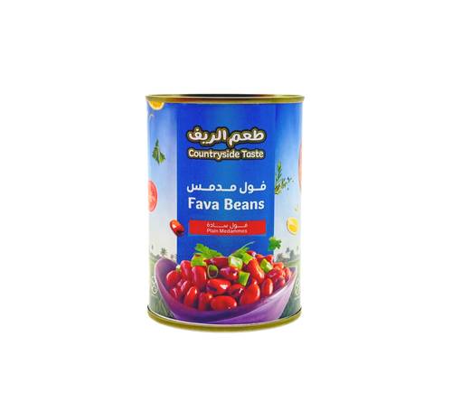 فول مدمس سادة طعم الريف 