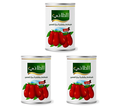 طماطم مقشرة الطائي 3 × 400 جم