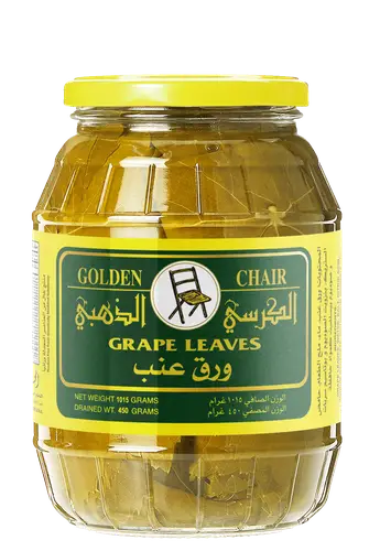  ورق عنب الكرسي الذهبي 