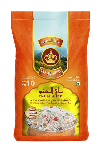 أرز بسمتي تاج الهند عنبر 10 كيلو
