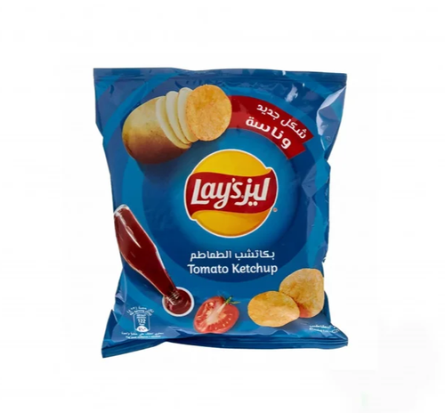 ليز شرائح بطاطس بالكاتشب 11 جم 21x حبة