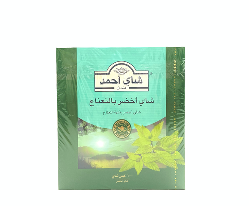 شاي أحمد أخضر بالنعناع علاقي 100 كيس 
