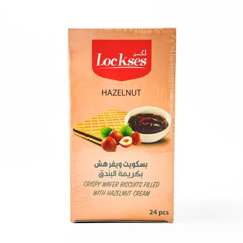 لكسز بسكويت ويفر بكريمة البندق 24 25x جم