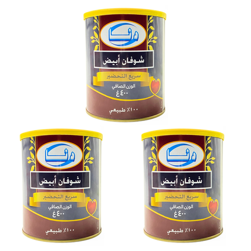 دنا شوفان أبيض 3 علب × 400 جم
