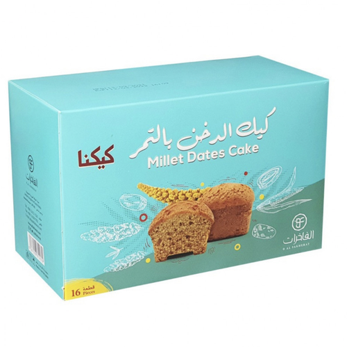الفاخرات كيكة الدخن بالتمر