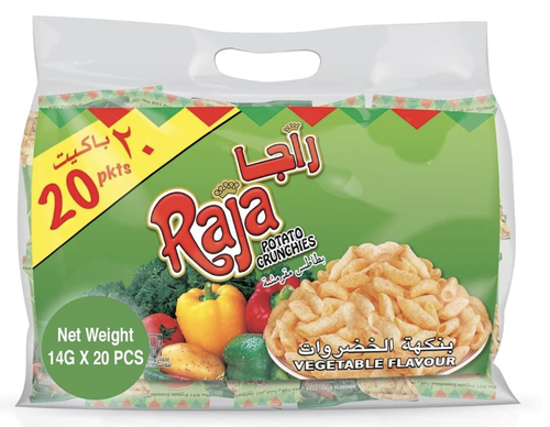 راجا بطاطس بنكهة الخضروات 20*12جم