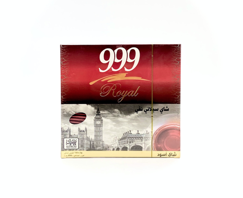 ٩٩٩ شاي  أسود رويال (علاقي)