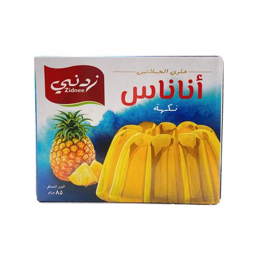زدني جيلي بنكهة الأناناس 6 بكتات