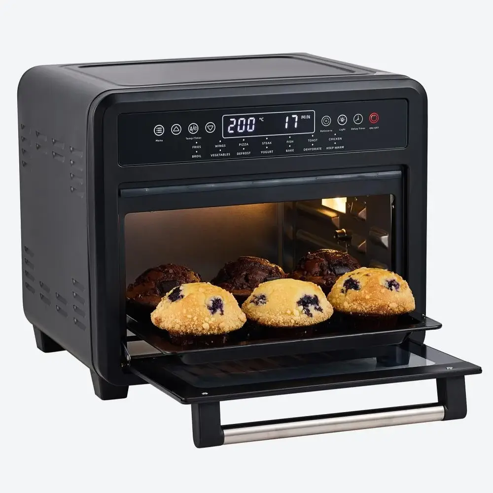 Koolen Electric Oven 22 Liter Black With Air Fryer