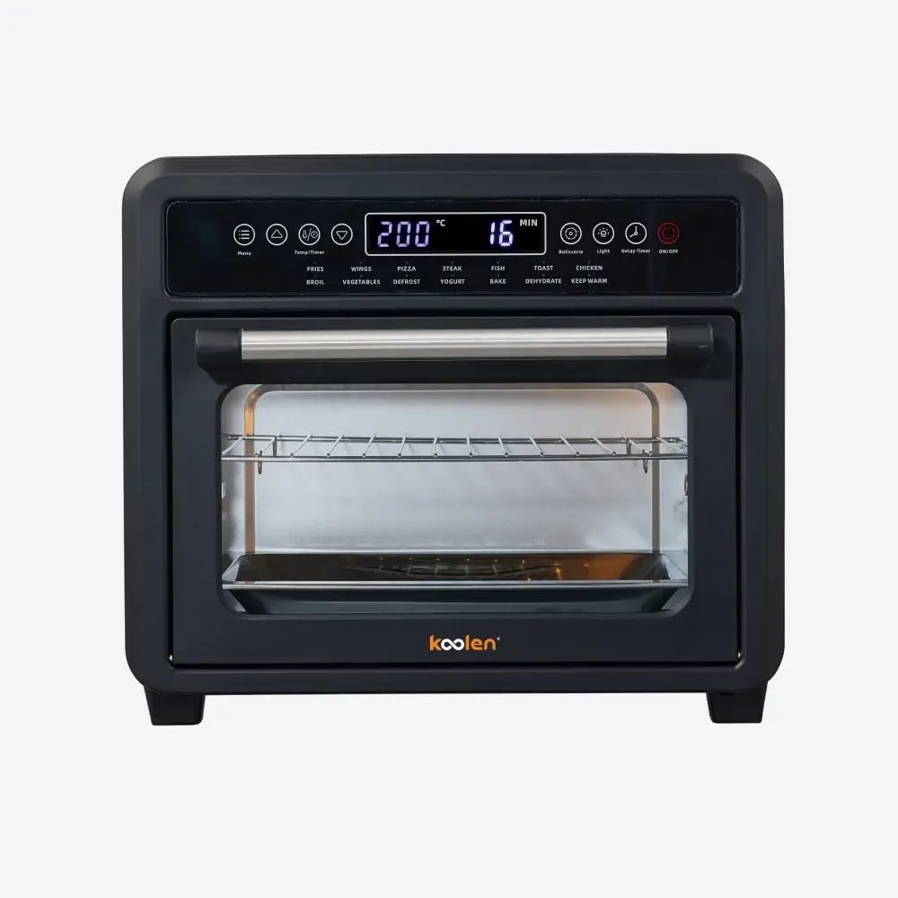 Koolen Electric Oven 22 Liter Black With Air Fryer