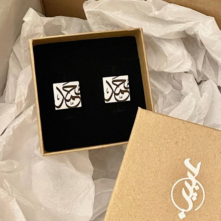 كبك رجالي - مربع | Men's Cufflinks - Square