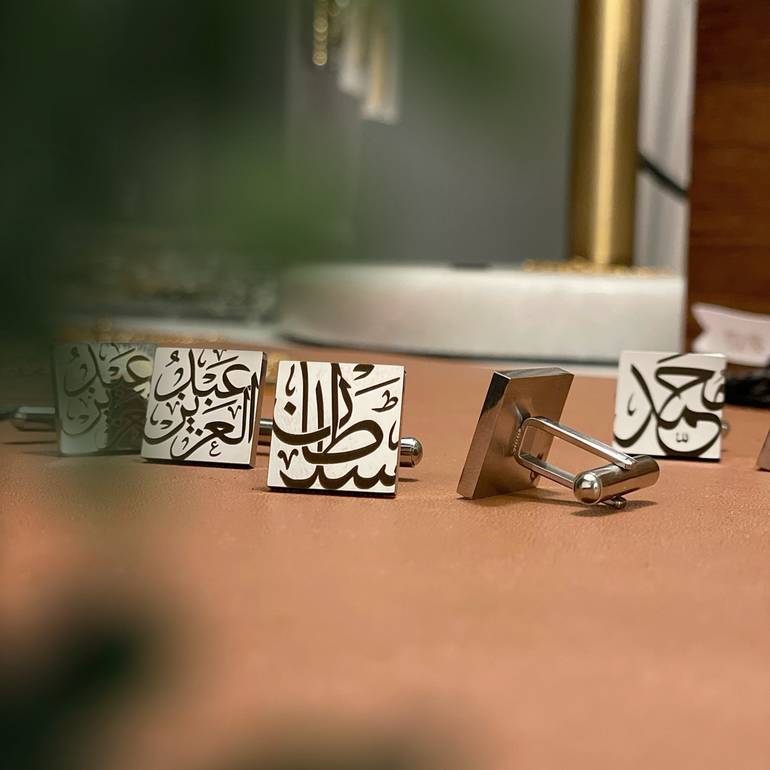كبك رجالي - مربع | Men's Cufflinks - Square