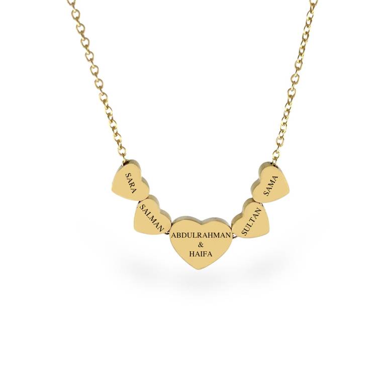 سلسلة القلوب | Hearts necklace