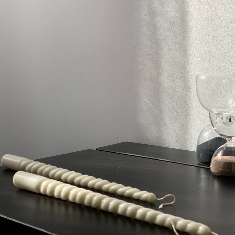 Two-piece Spiral Candle