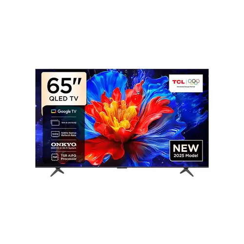 شاشة تي سي ال 65 بوصة QLED سمارت 4K 144 هرتز (Google TV) - موديل 65P8K