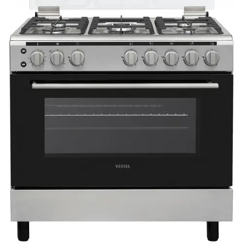 فرن فيستيل غاز 60x90، شبك ثقيل - FG9P5086NX
