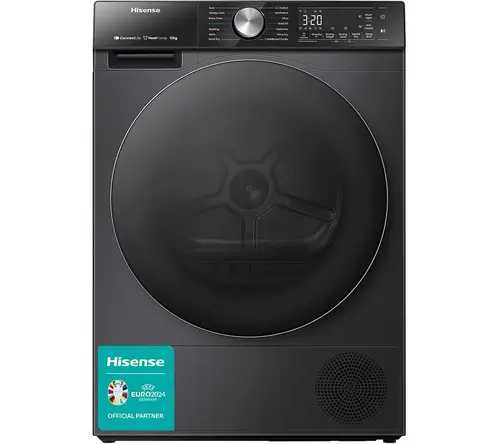 مجفف ملابس هايسنس 10 كيلو اسود - DH5S102BB