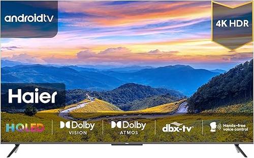 شاشة هاير H75S5UG - تلفزيون 75 بوصة 4K  Google TV HDR10