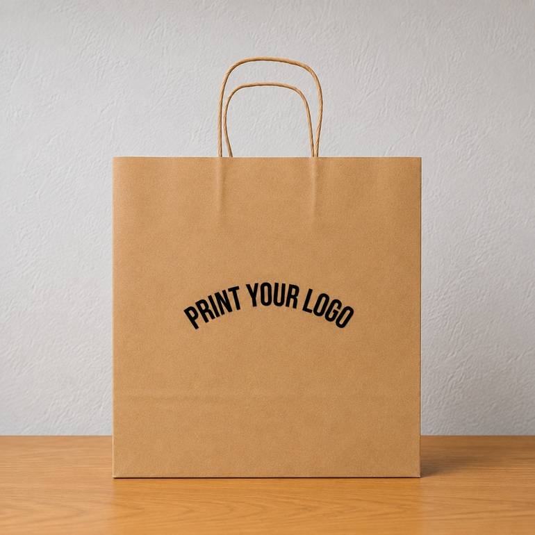 Kraft Paper Bags with handles 
