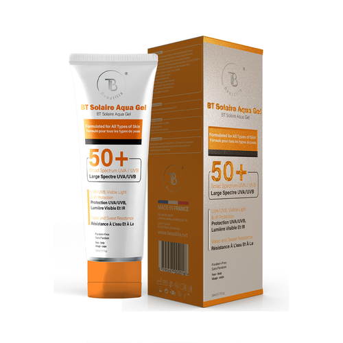 بي تي سولير أكوا جل واقي شمس للوجه SPF 50  |50مل