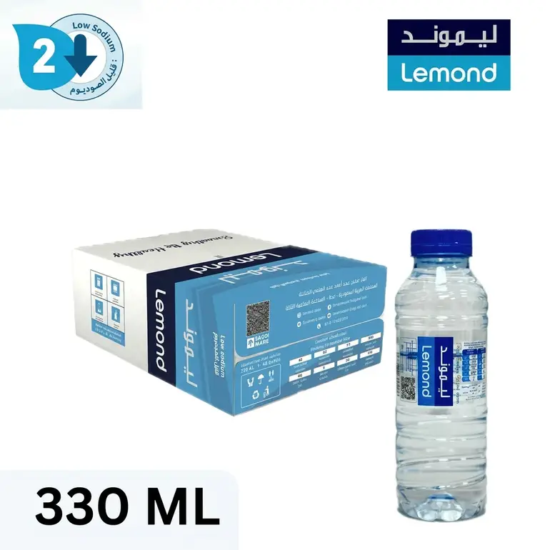 مياه ليموند 330 مل - كرتون 40 عبوة