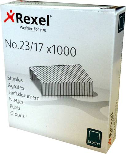 Rexel Staples, No.23/17,  Pack of 1000 Pins 