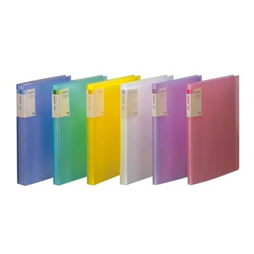 Comix A481 (MISTY) Display Book, A4 Size, 60 Pocket, Assorted Colors