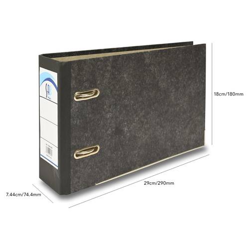 SAB - Box File Cardboard, 18*28cm,8cm,Black