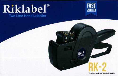 RIKLABEL - مكينة تسعيرة وتاريخ صلاحية يدوية سطرين