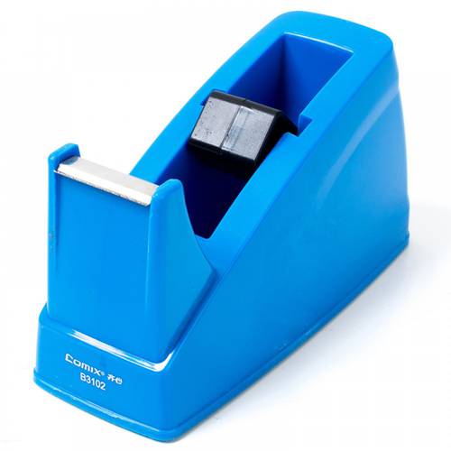 Comix B3102 Tape Dispenser 24mm, Assorted Colors