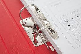 COMIX A308 Lever Arch File Folder TWO SIDE PP LAF F/C Size, White color