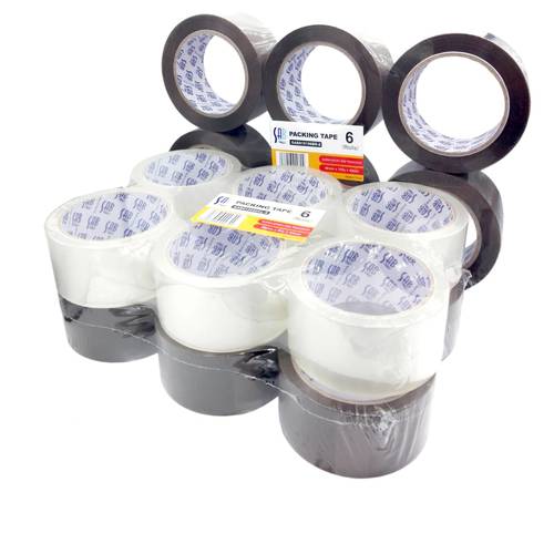 ساب - شطرطون  بني - 45mmX50yX48mic - ربطة  عبوة 6 حبات 